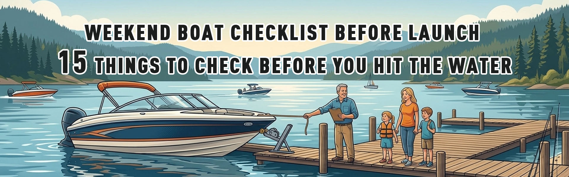 Weekend Boat Checklist Before Launch: 15 Things to Check Before You Hit the Water