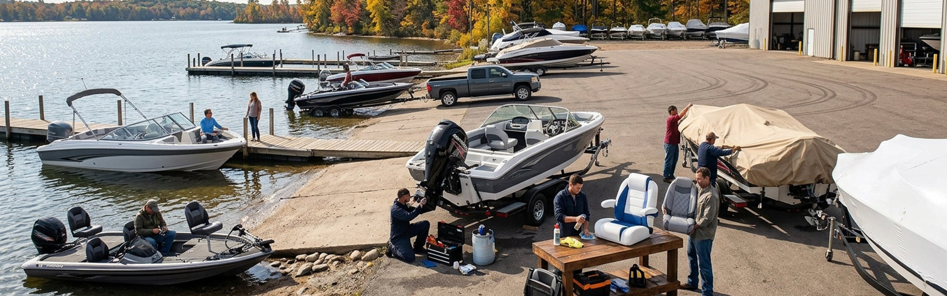 From Launch to Storage: A Complete Guide to Boat Seating, Outboard Care & Off-Season Storage