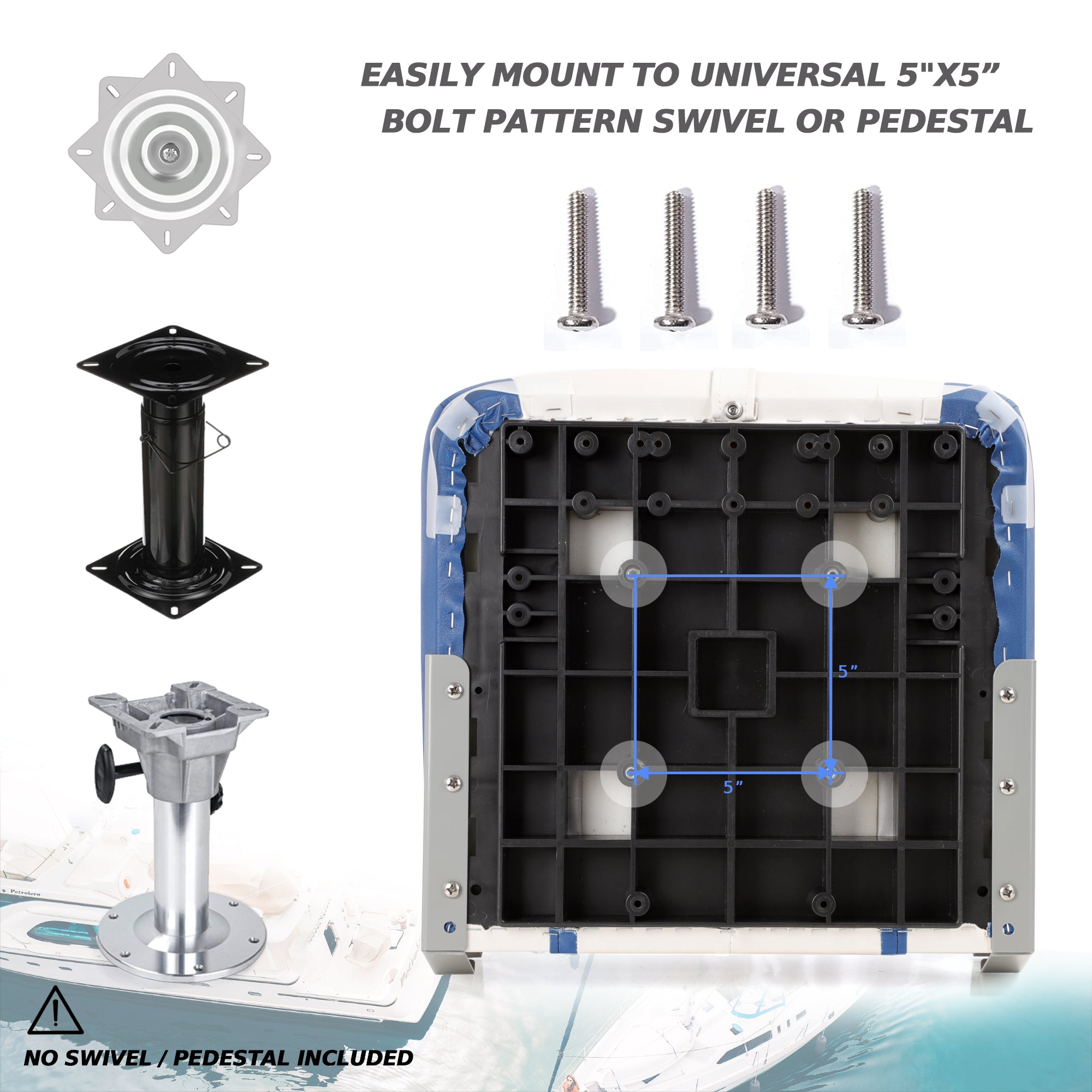 NORTHCAPTAIN Deluxe A Pair of Low Back Folding Boat Seat