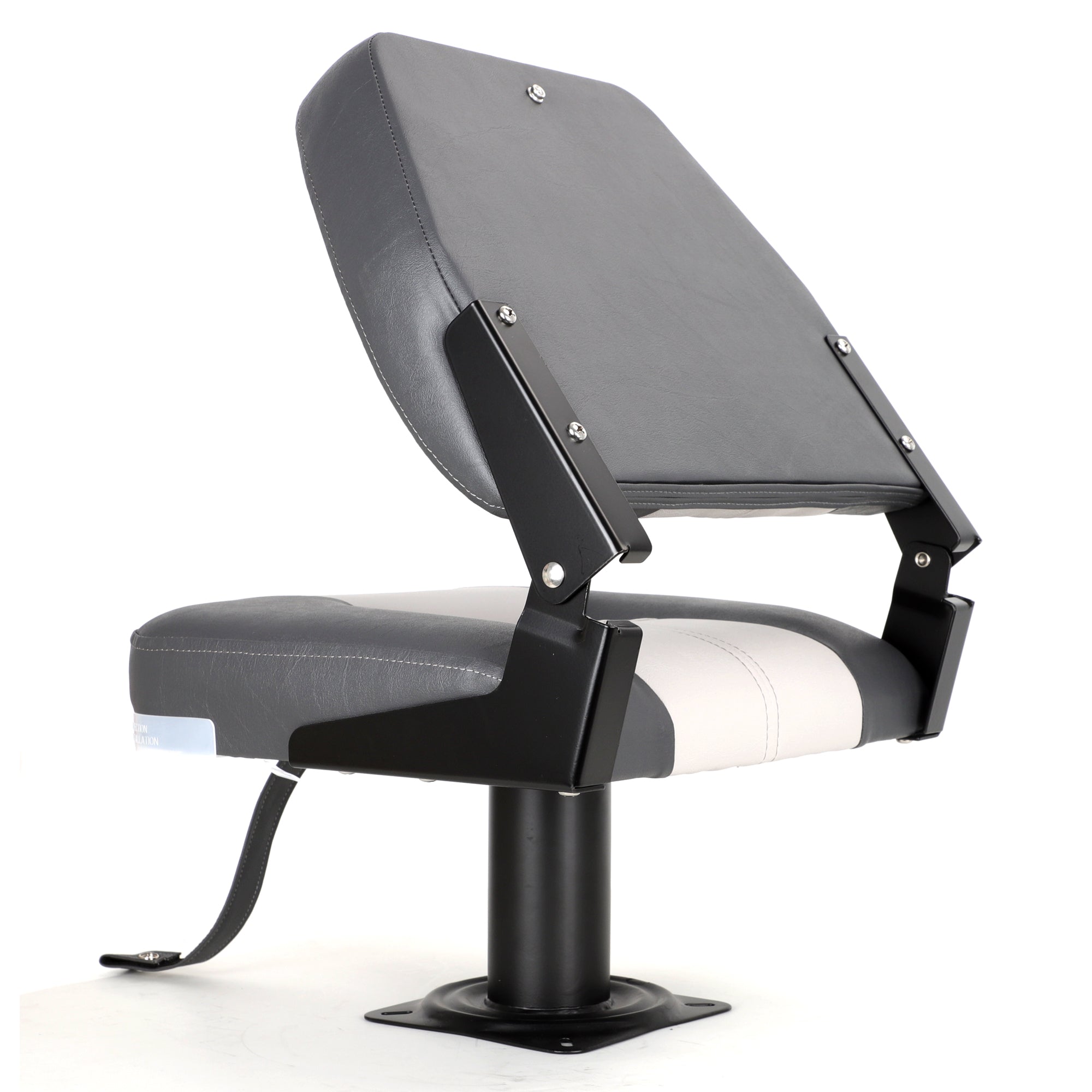 NORTHCAPTAIN A Pair of Deluxe Low Back Folding Boat Seat,Stainless Steel Screws Included