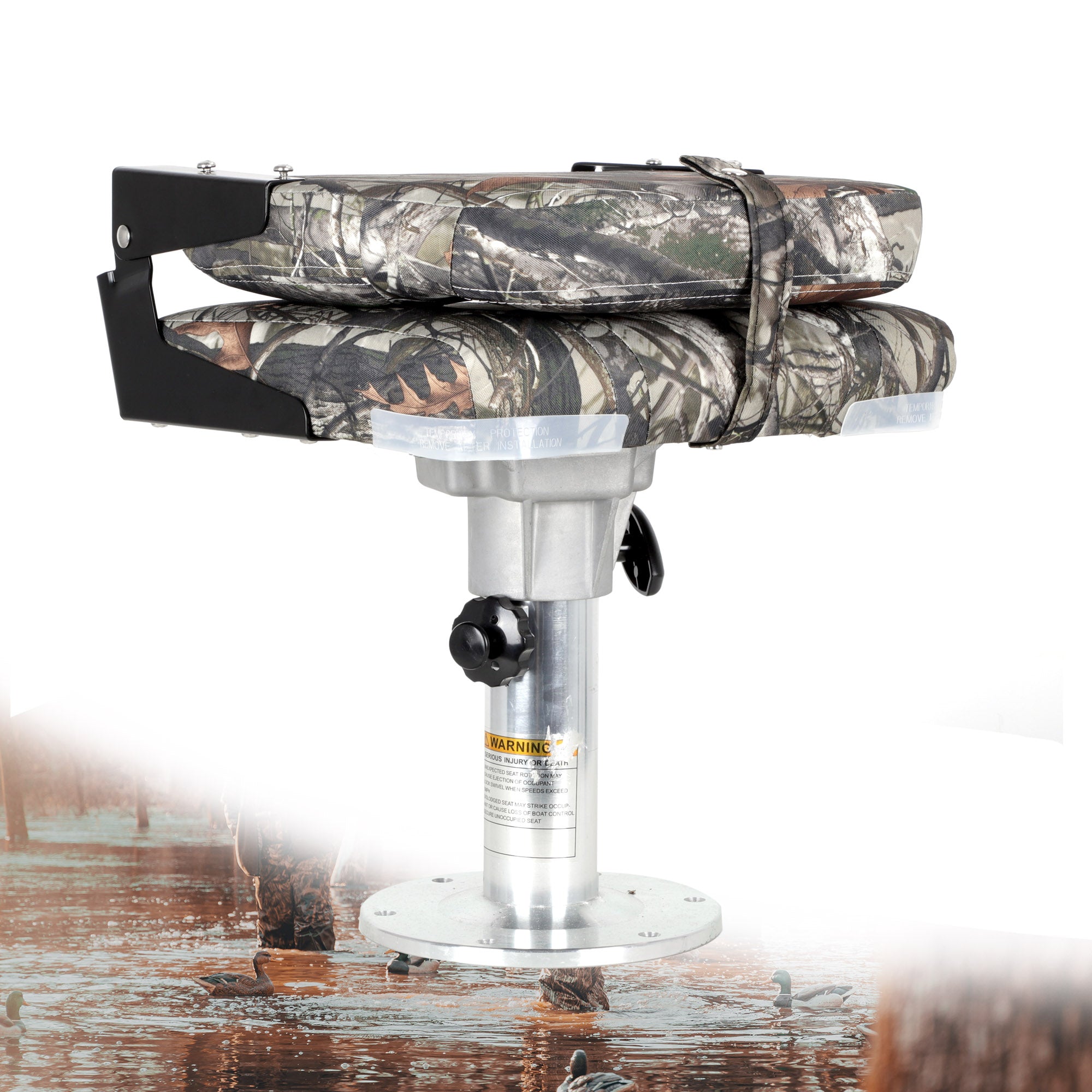 NORTHCAPTAIN A Pair of Deluxe Low Back Folding Boat Seat,Stainless Steel Screws Included