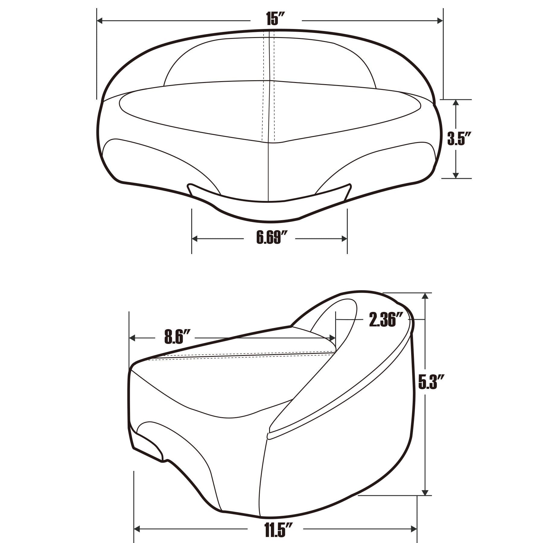 NORTHCAPTAIN Pro Casting Boat Seat