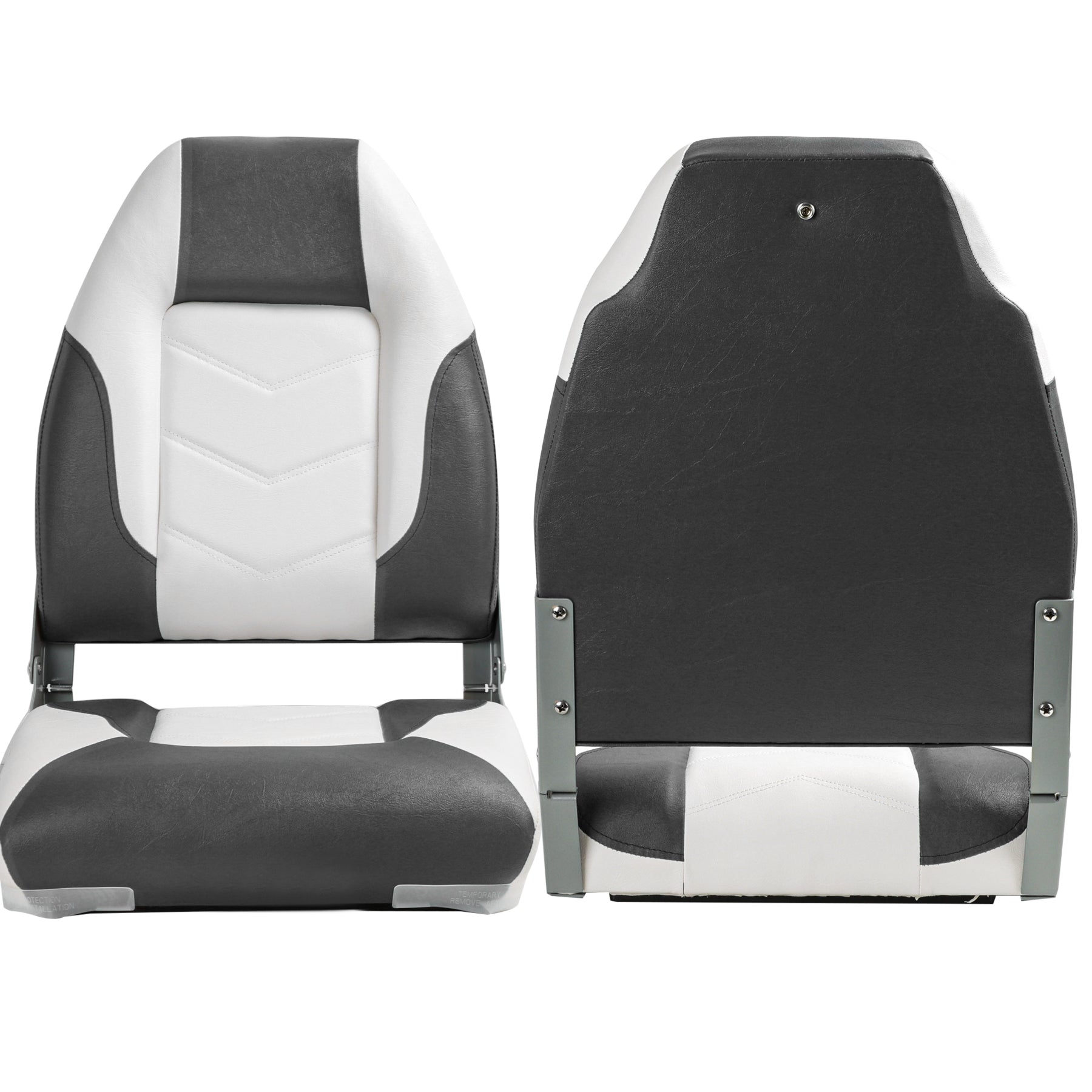 NORTHCAPTAIN T3 Deluxe Low Back Folding Boat Seat,Stainless Steel Screws Included