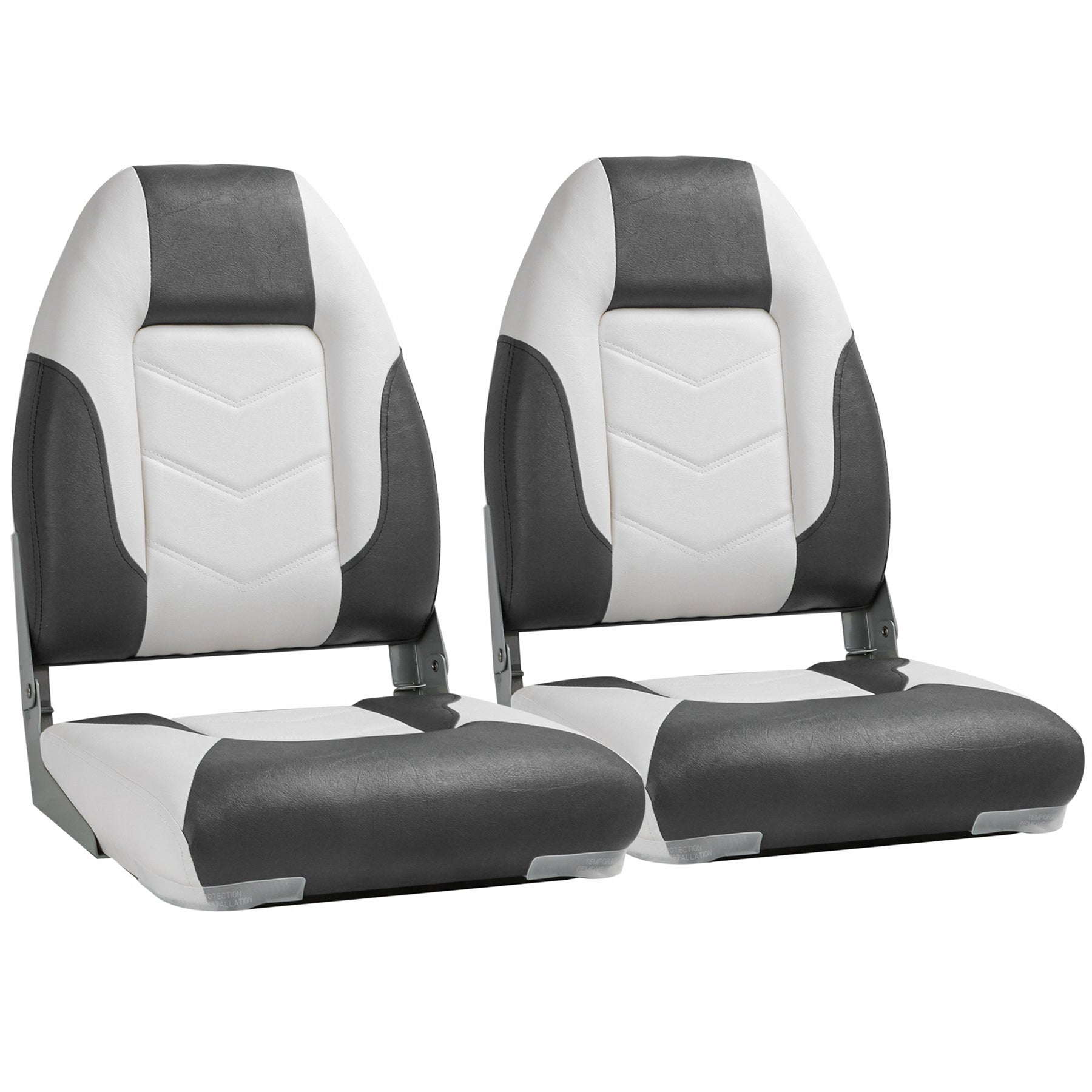 NORTHCAPTAIN T3 Deluxe Low Back Folding Boat Seat,Stainless Steel Screws Included