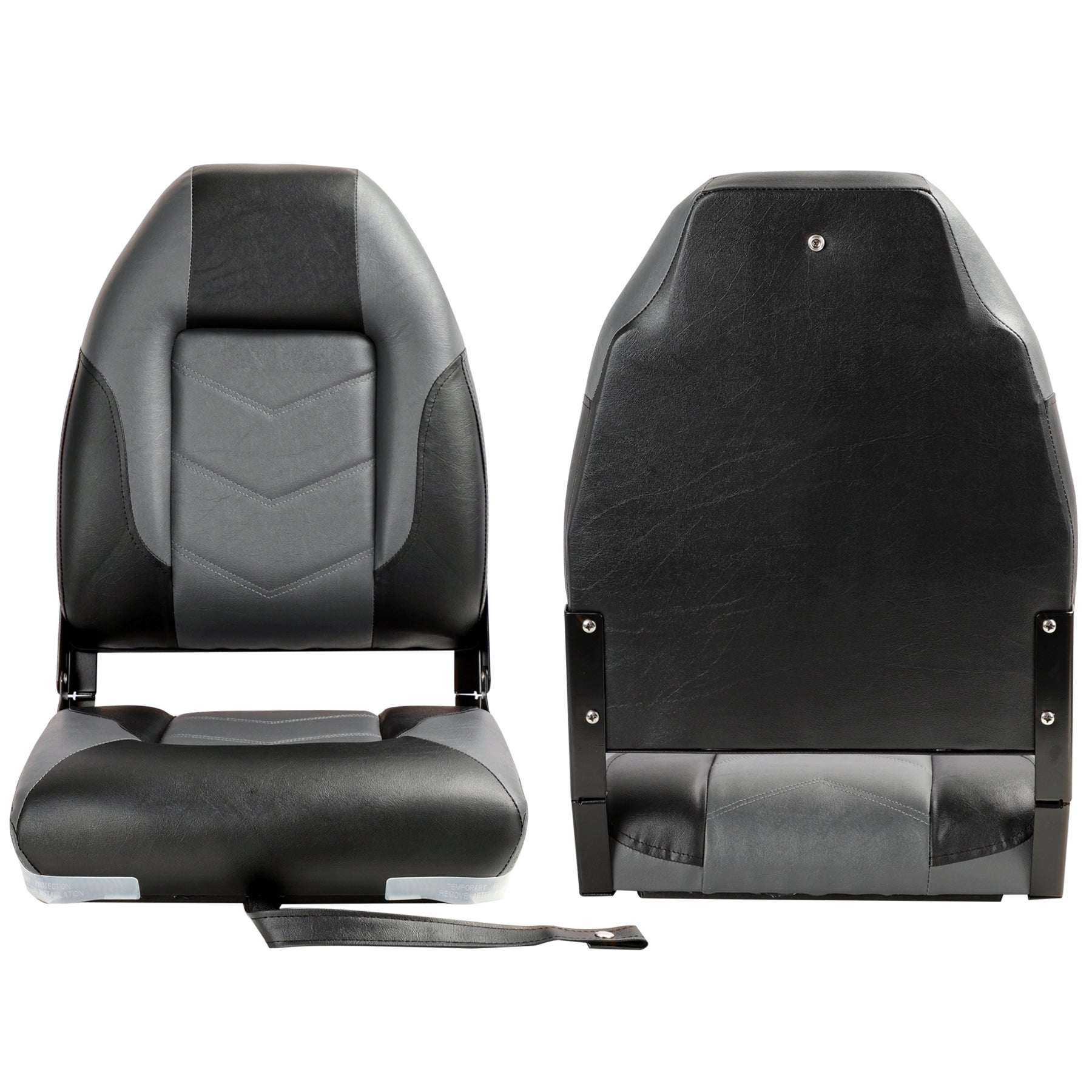 NORTHCAPTAIN T3 Deluxe Low Back Folding Boat Seat,Stainless Steel Screws Included