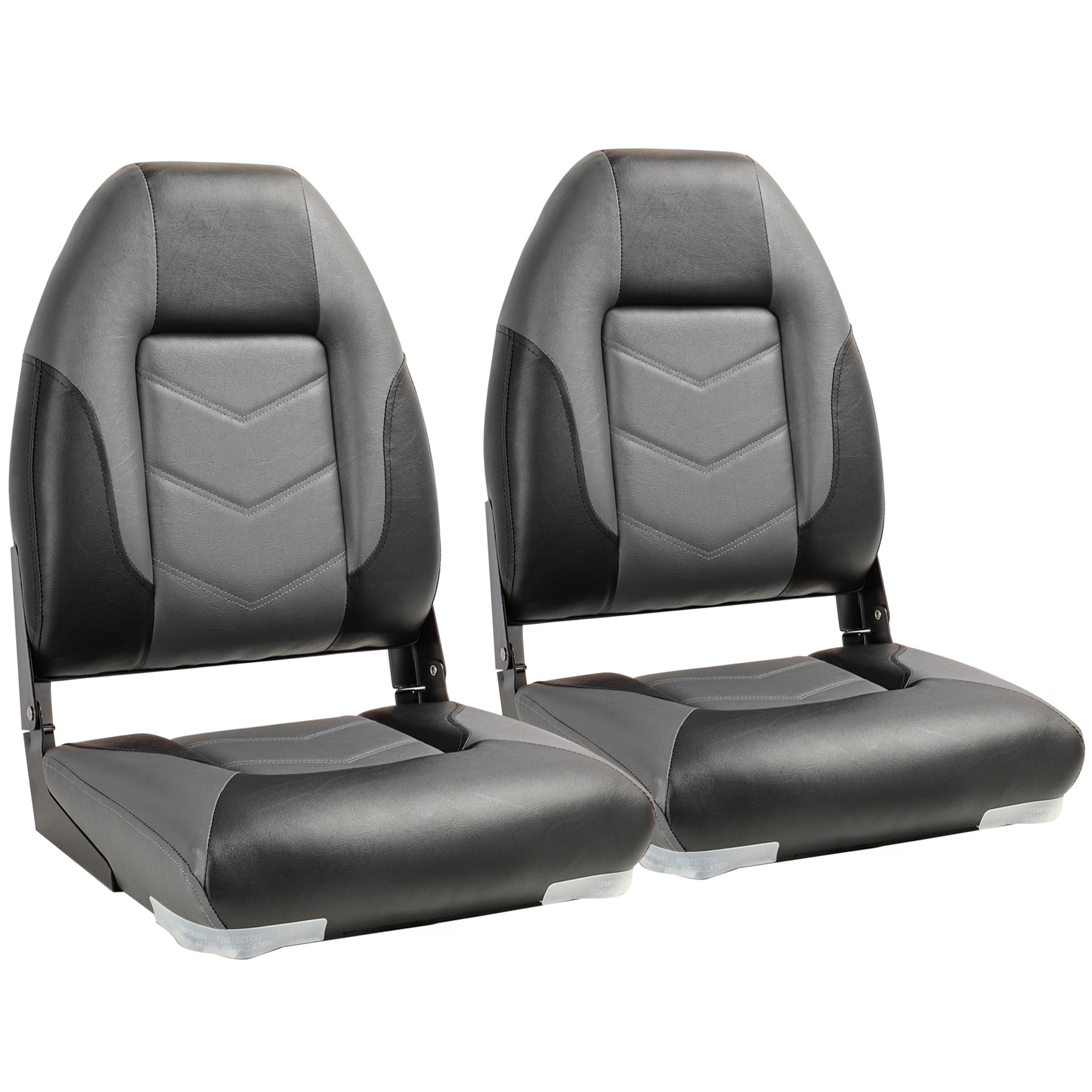 NORTHCAPTAIN T3 Deluxe Low Back Folding Boat Seat,Stainless Steel Screws Included