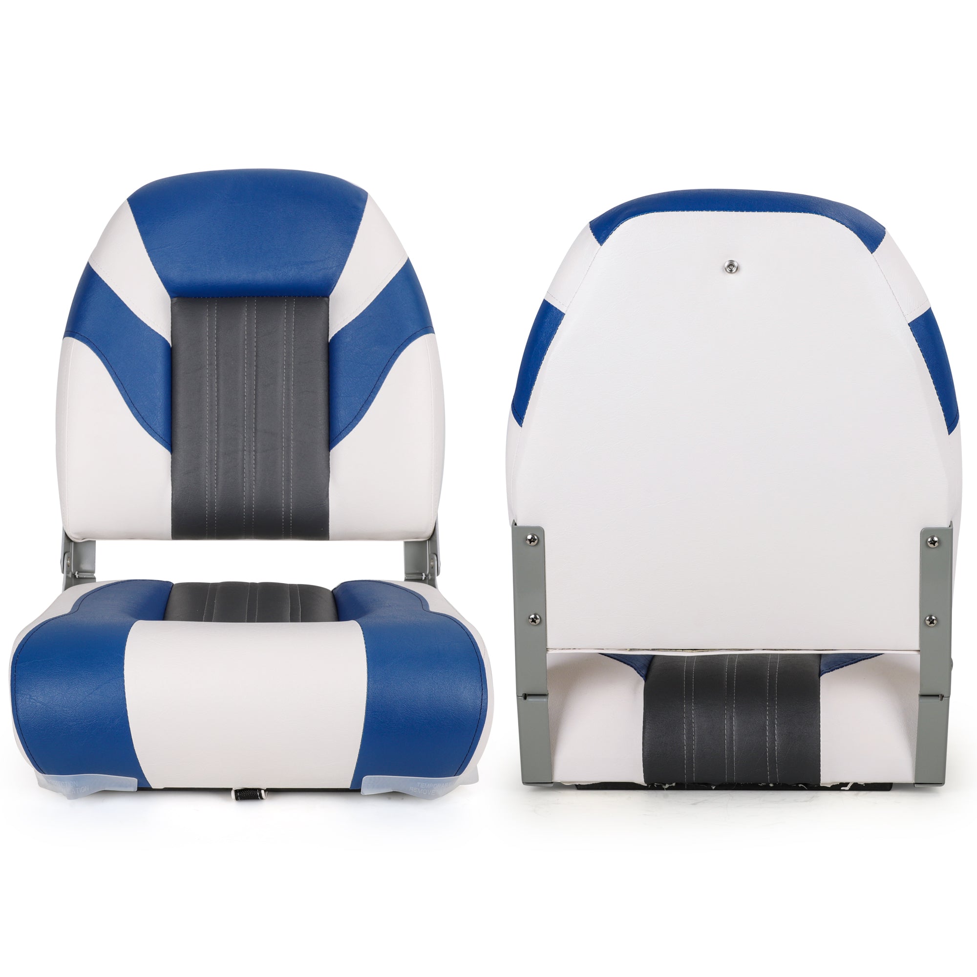 NORTHCAPTAIN High Back Folding Fishing Boat Seats – Camo/Black (Set Of 2)