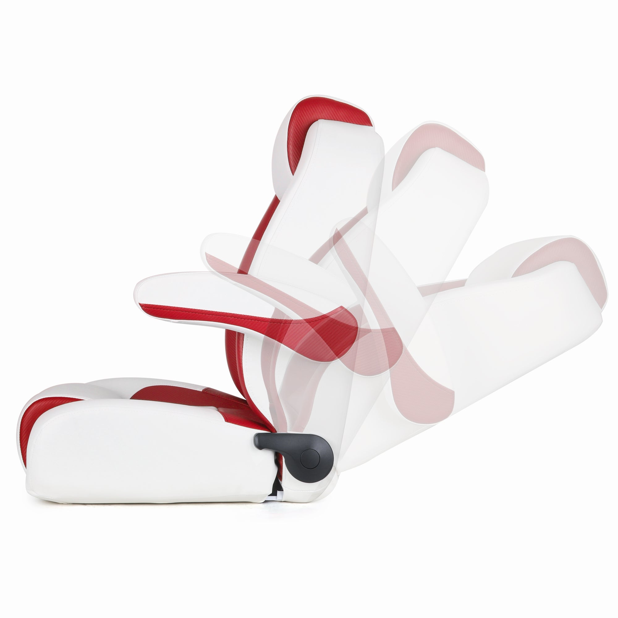 NORTHCAPTAIN Premium Reclining Pontoon Captain's Chair Boat Bucket Seat with Armrest