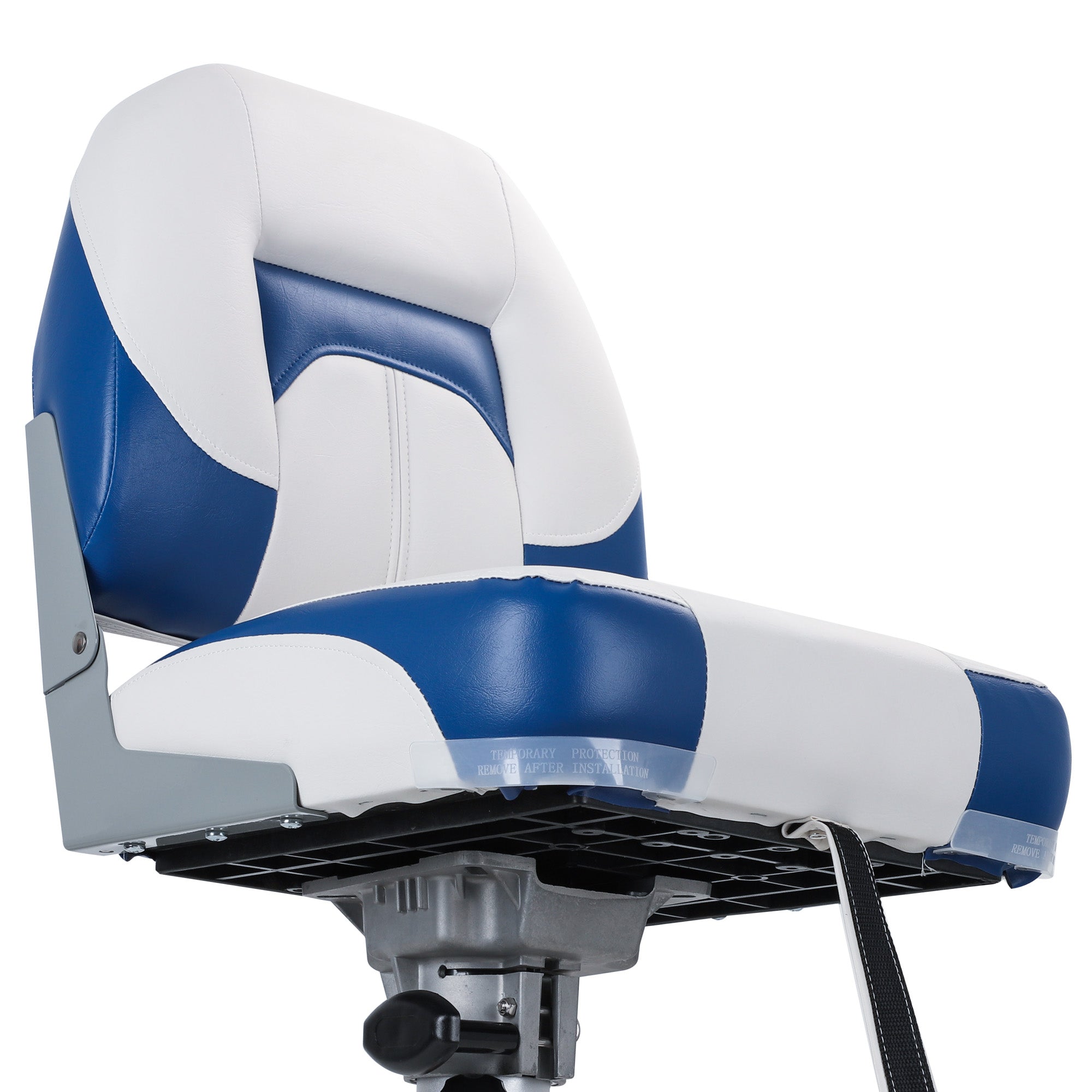 NORTHCAPTAIN Deluxe Low Back Folding Boat Seat,Stainless Steel Screws Included