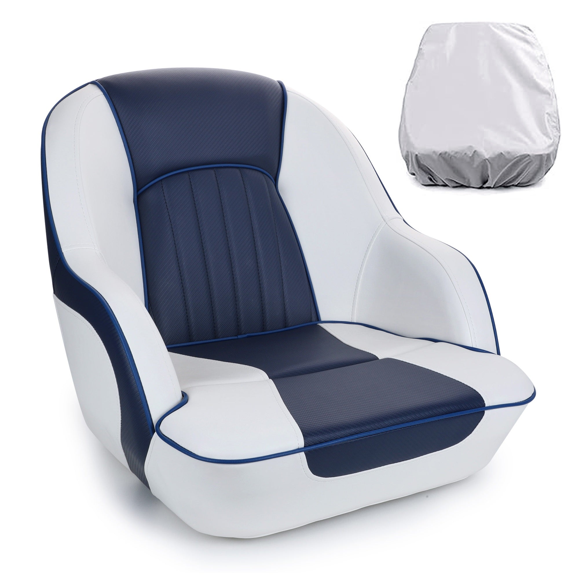 NORTHCAPTAIN Pontoon Captain Bucket Boat Seat with Seat Cover