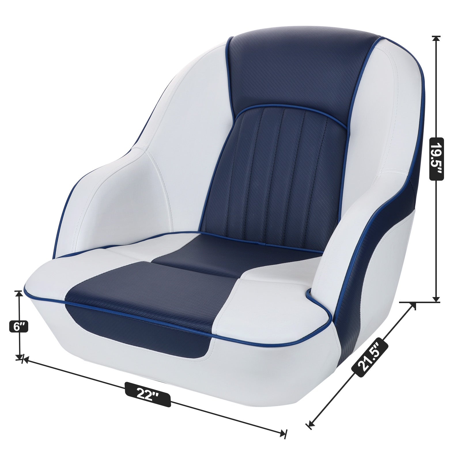 NORTHCAPTAIN Pontoon Captain Bucket Boat Seat with Seat Cover