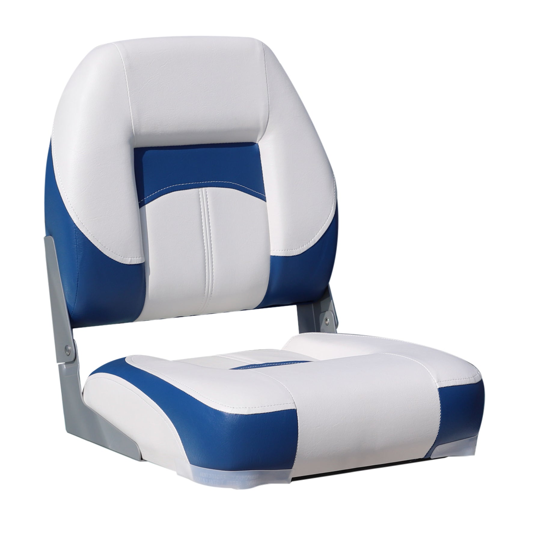 NORTHCAPTAIN Deluxe Low Back Folding Boat Seat,Stainless Steel Screws