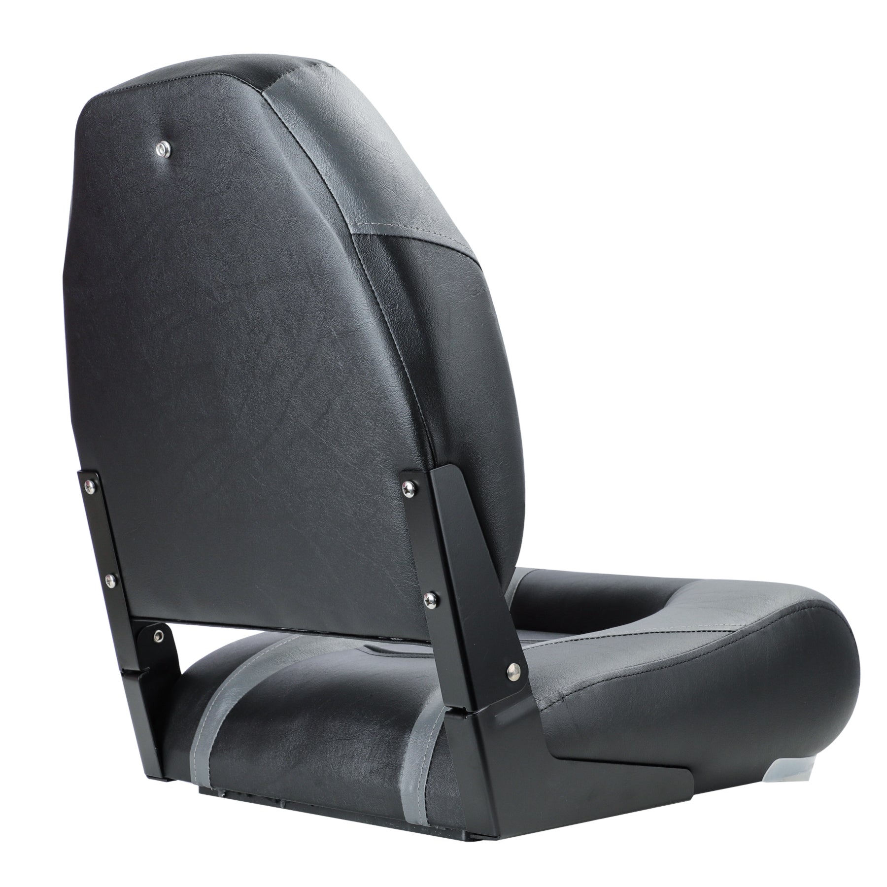 NORTHCAPTAIN Deluxe Light Grey/Charcoal High Back Folding Boat Seat, 2 Seats NORTHCAPTAIN Deluxe Light Grey/Charcoal High Back Folding Boat Seat, 2 Seats